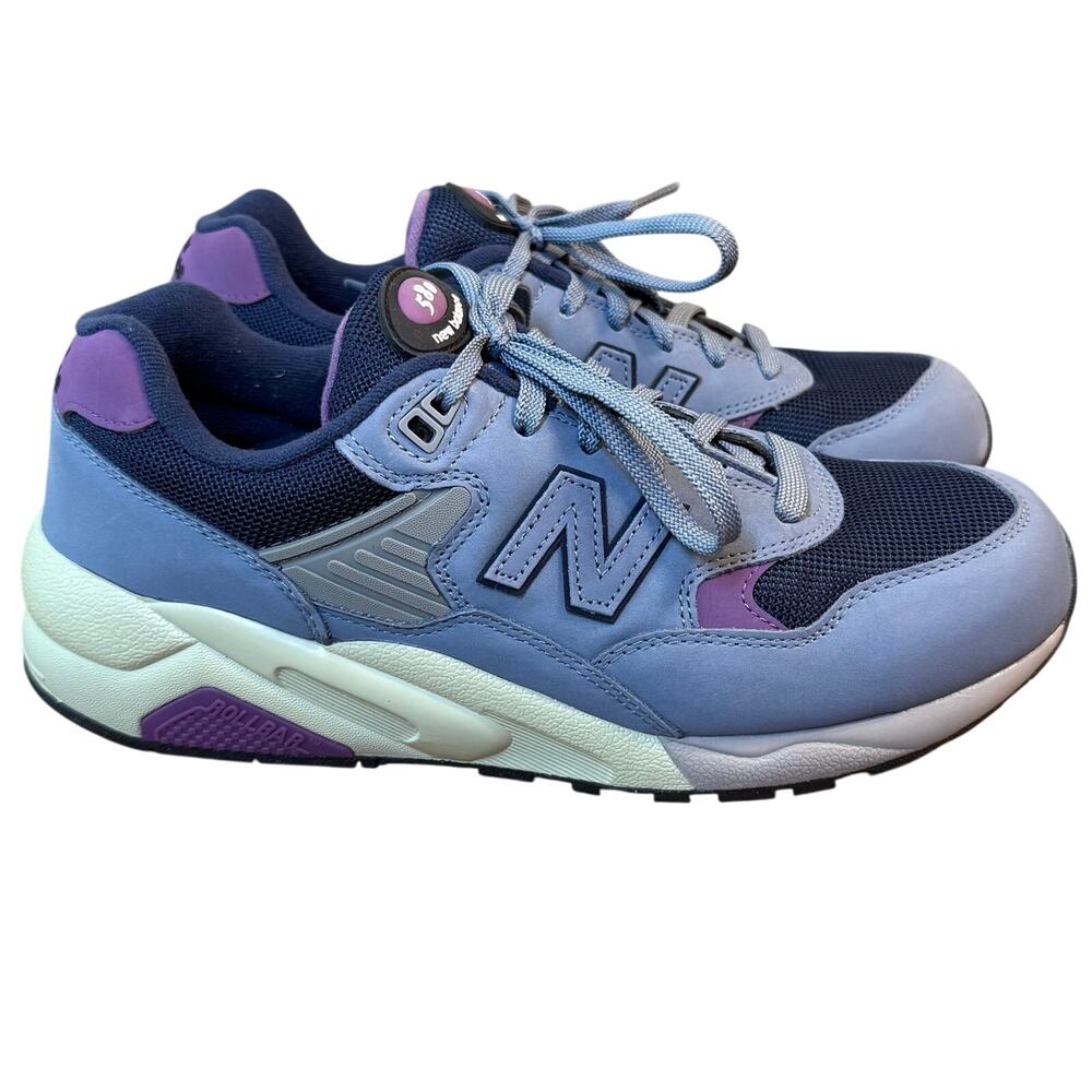 New Balance 580 Sneaker Shoes Retro Suede Streetwear Arctic Gray Grape Men’s 10D